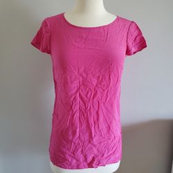 Banana Republic Women's Pink %100 Silk Blouse ~ XS