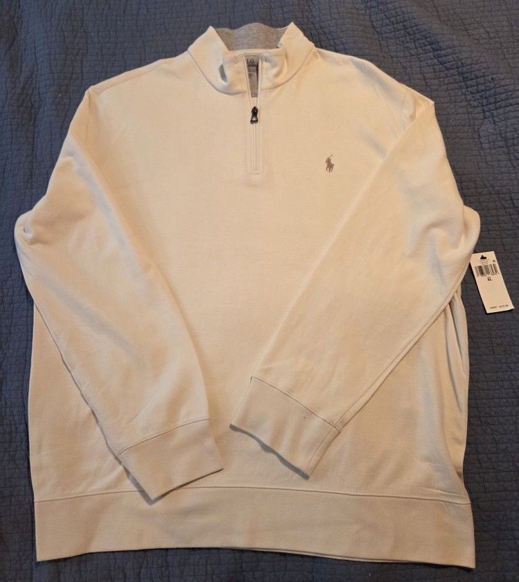 Polo Ralph Lauren Cream Sweater Mens Size XL $65
