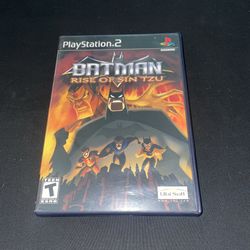 Sony PlayStation 2 Batman Rise of Sin Tzu