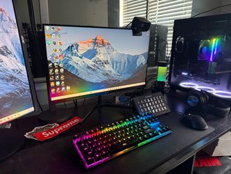 Full PC Setup For Streamer