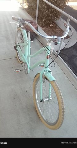 Mint Green Cruiser Bike