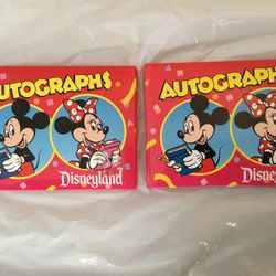 Set of 2 Disney Autograph Books