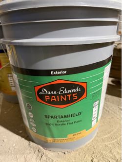 NEW Sherwin Williams 5 Gallon Exterior Flat White