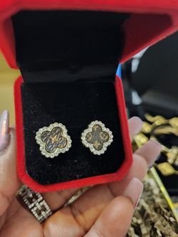 Fashion Earrings Faux Leather Mini