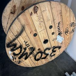Wooden spool for heavy cable ( reel)