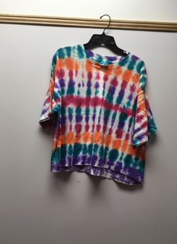 Fringes and crop tops tye dye