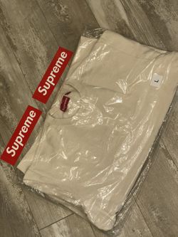 Supreme “cutout logo” crewneck