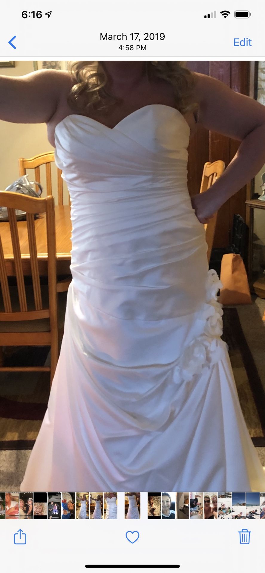 Beautiful wedding dress!!! Gahanna pick up