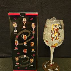 Bottom’s Up Collection, Nurse, Wine Glass 15 oz, THIS WONT HURT A BIT, 9" Tall