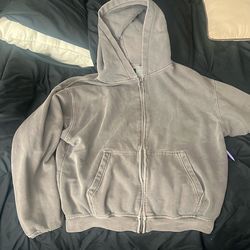 Grey Pacsun Zip-up Medium