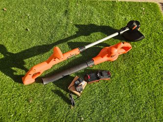 Black + Decker  yard trimmer & leaf Blower combo
