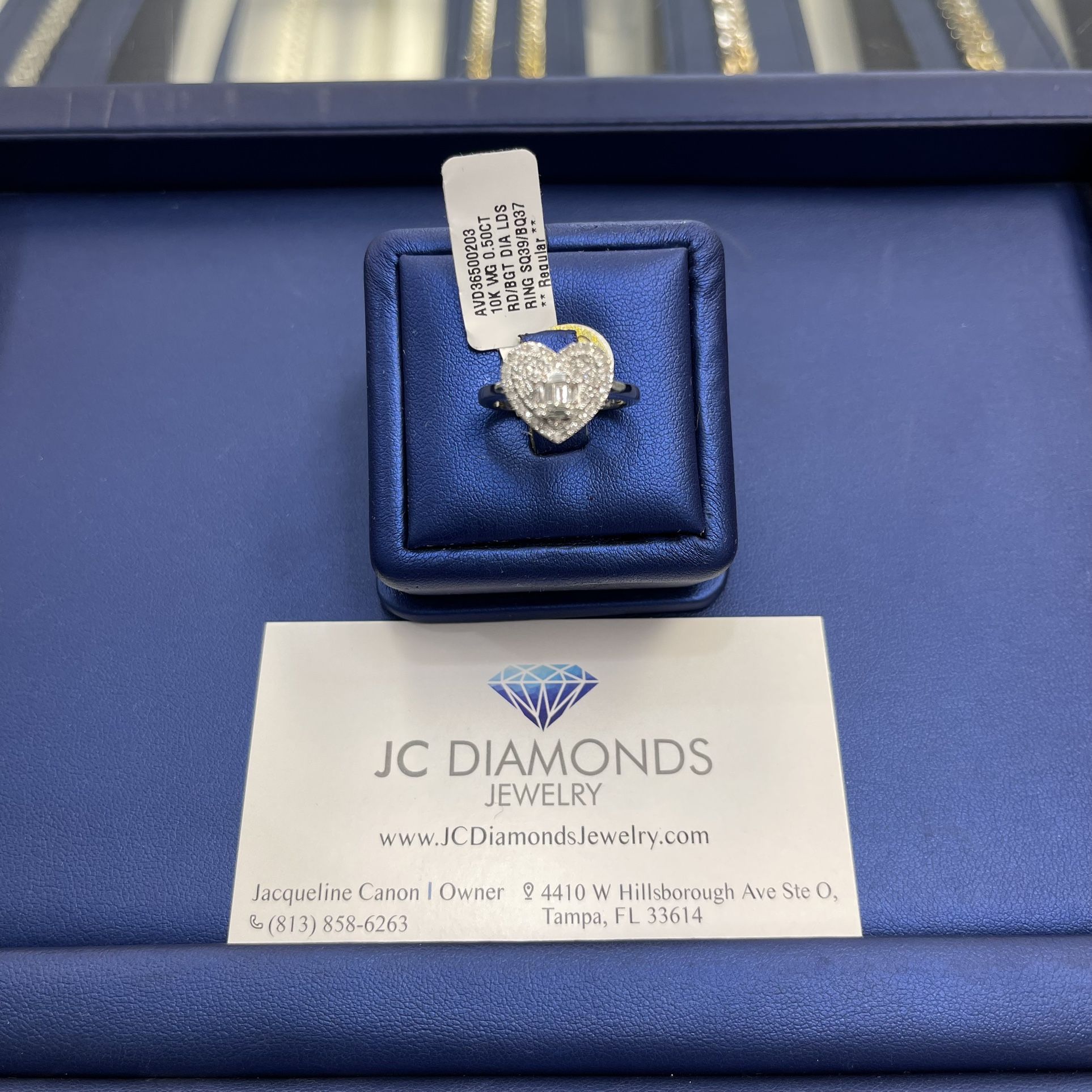 Ring Heart ❤️ 1ok Diamonds 