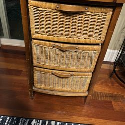2 (3) Wicker Drawers