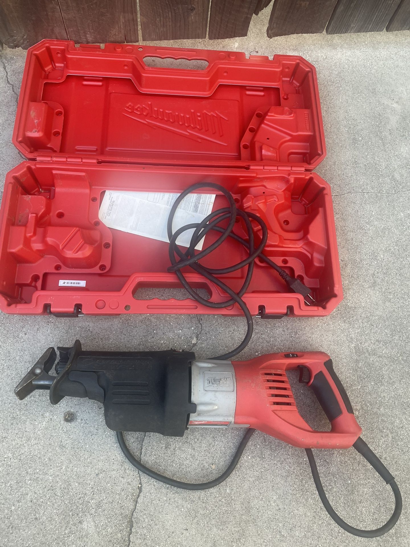 15 Amp 1-1/4 in. Stroke Orbital SUPER SAWZALL Reciprocating Saw with Hard Case