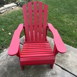 Red Adirondack Chairs