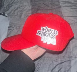 Supreme World Famous S Logo 6-Panel Snap Red Brand New