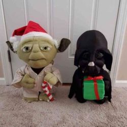 Disney Star Wars Christmas porch greeters decorations lot
