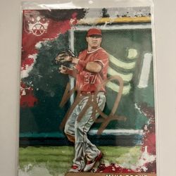 Topps Mike Trout Autograph