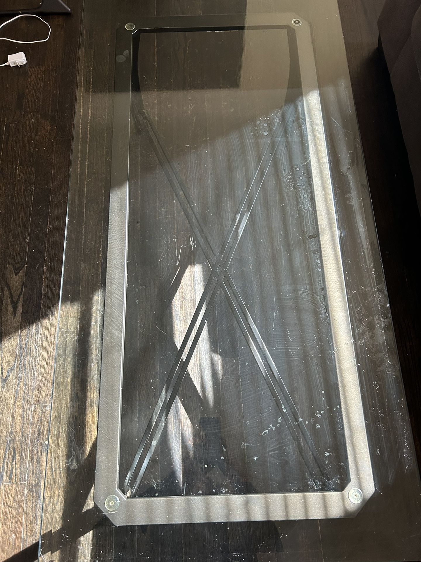 One Large table and 2 End Tables 