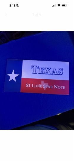 Texas $1 Lone Star Note
