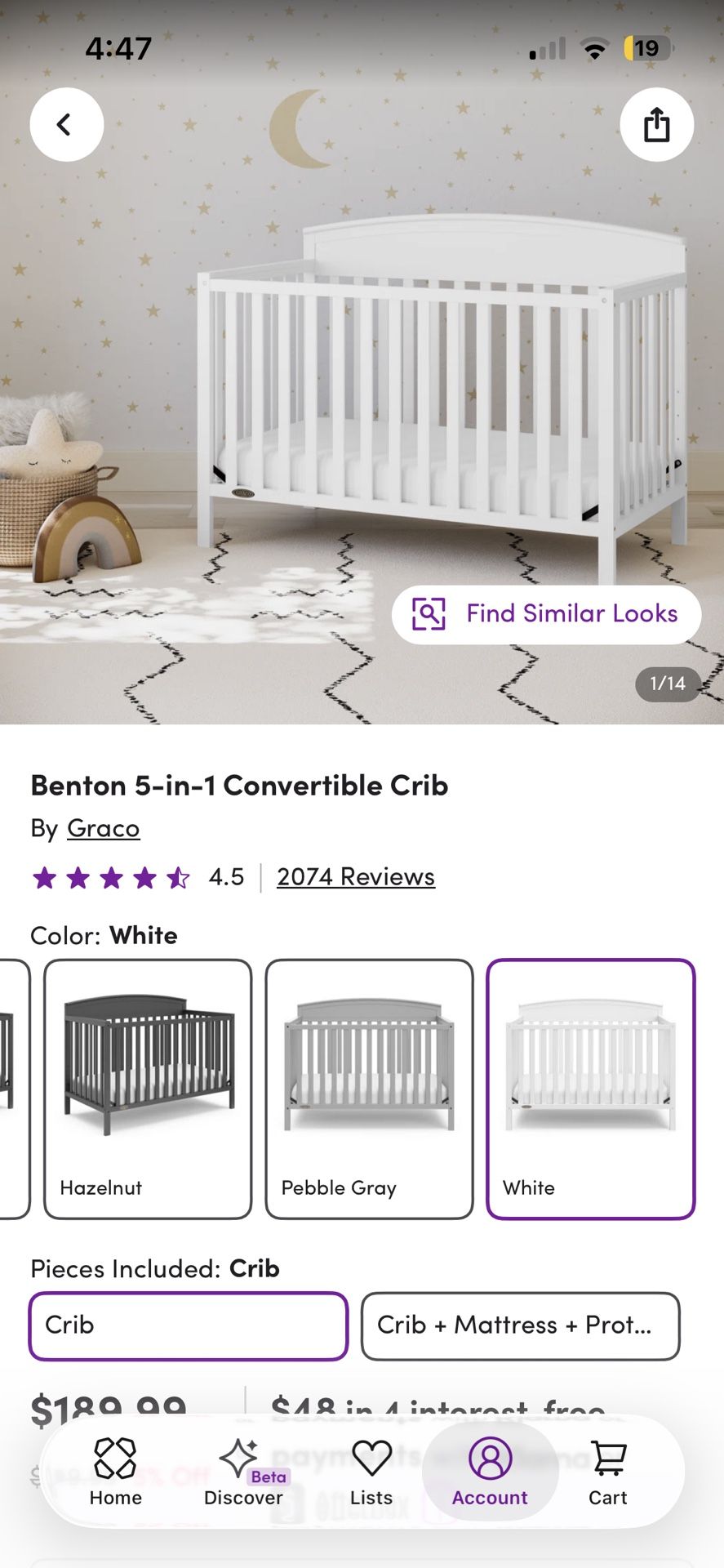 Graco Baby Crib