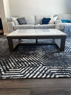 Marble coffee table