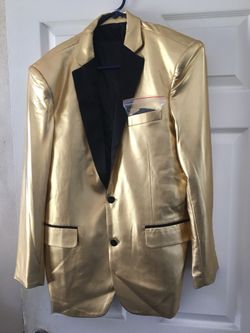 Jacket, pants, and bow tie