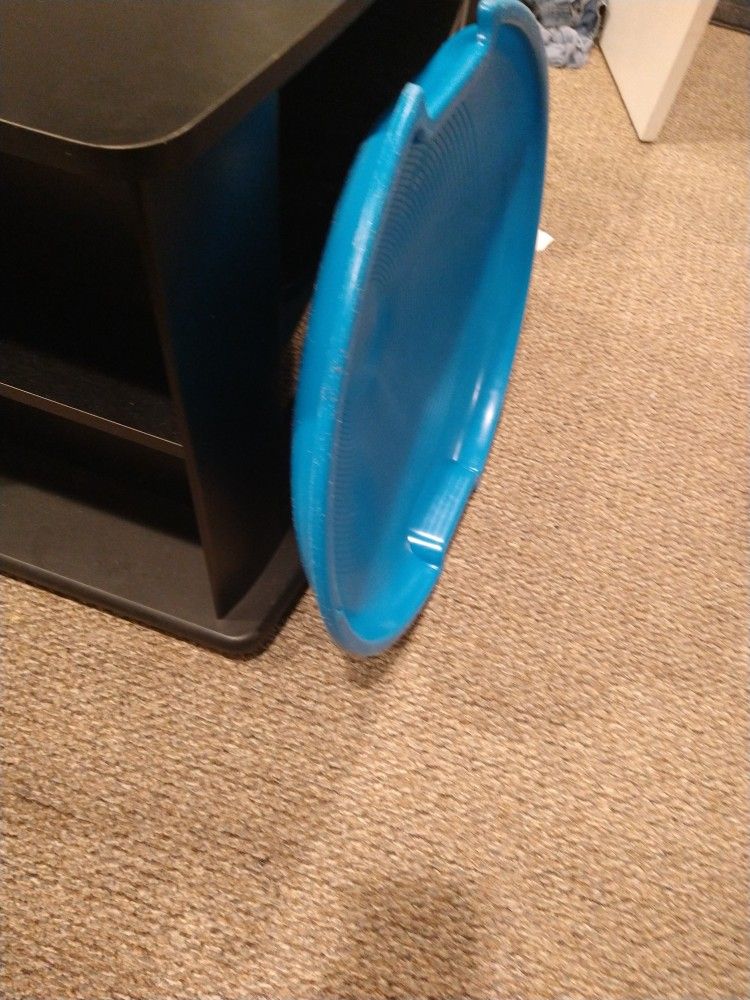 Saucer sled.