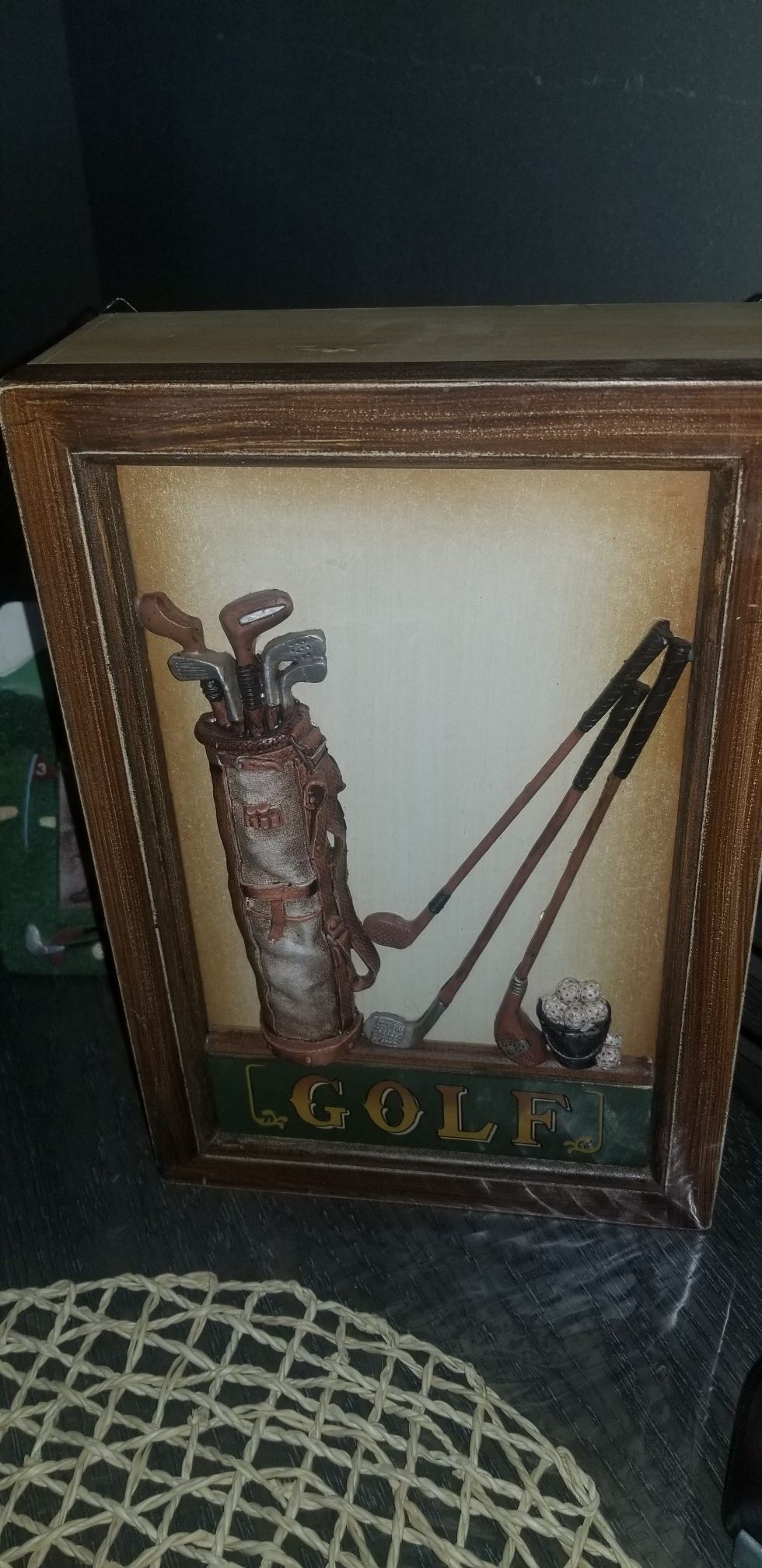 Golf aficionado key holder