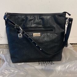 NEW Bella Russo black tote bag 