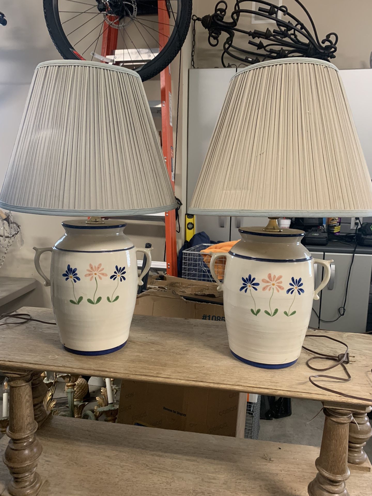 Pair Of Vintage Lamps