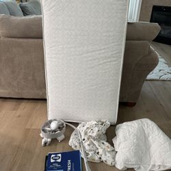 Crib Mattress And Cover 