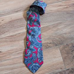 Superba Mens Multicolor Paisley Vintage 100% Italian Silk Men's Tie