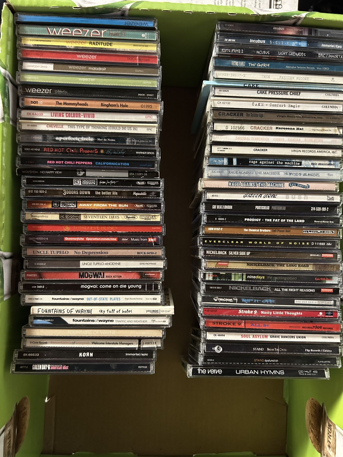 62 Alternative 90s Rock Music CDs