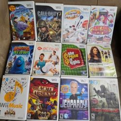 WII VIDEO GAMES $10 EACH GAME  $5 EACH IF YOU BUY ALL OF THEM 