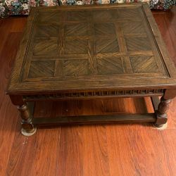 Coffee Table And Matching End Table