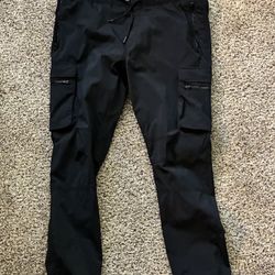 Men’s Large H&M Drawstring Pants In Black 