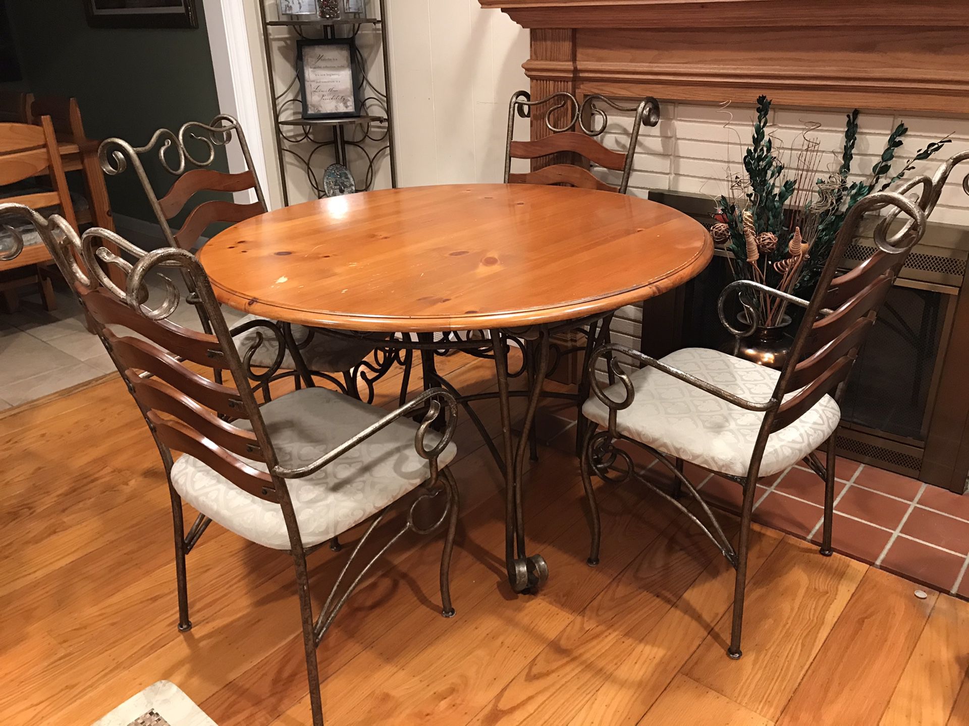 Kitchen table & four (4) chairs
