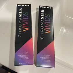 Pravana Chroma Silk Blue Hair Dye, 2 Boxes