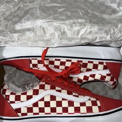 Supreme Vans Swarovski Red