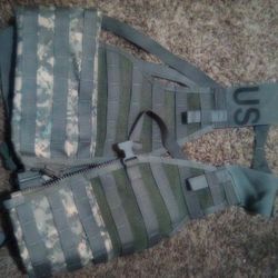 Digital Camo Military Vest,Knee And Elbow Pads