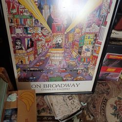 Charles Fazzino " On Broadway" Print