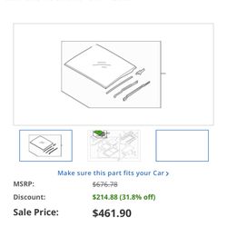 2016-2019 Kia Surrento Sunroof Glass