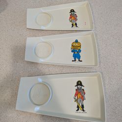 1970 Mcdonald's Trays With Characters
