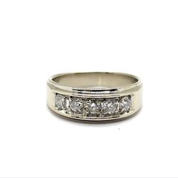 14K WG Diamond Ring .65ctw 8.6G EPJ030447