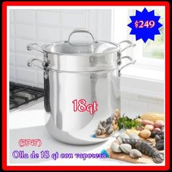 Princess House Olla 18qt Vaporera
