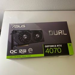 ASUS Dual GPU -  4070 OC