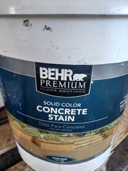 5 gallons concrete & garage floor dark gray paint