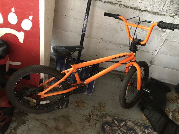 mongoose orange bike