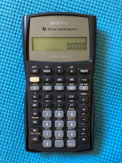 BA 2 Plus calculator